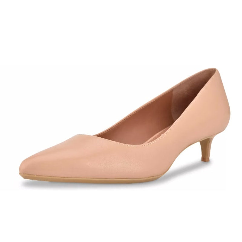 Calvin Klein Womens Gabrianna Pumps Size 9.5 M Sand Beige Leather Heels NWOB