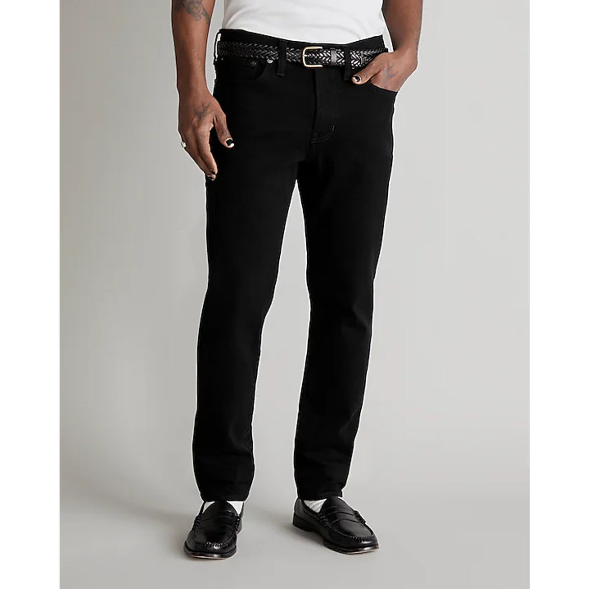 MADEWELL Men's Athletic Slim Jean 28x30 Black Bainhart Wash ND478 COOLMAX NWT