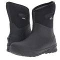 Bogs Mens Bozeman Mid Boots US 10 EU 43 Black Waterproof Pull On NIB