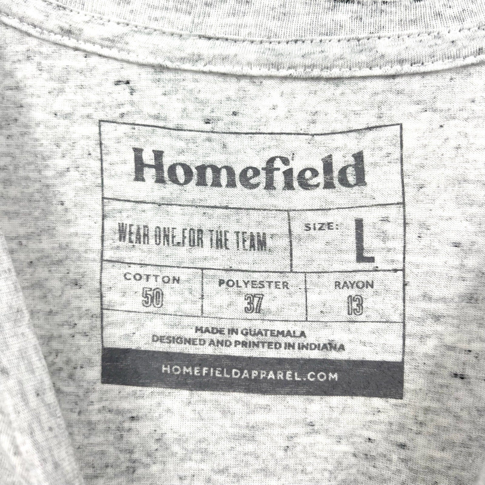 HOMEFIELD Men Texas AM Aggies Vintage First Lady Of Aggieland Tee Large Grey NWT