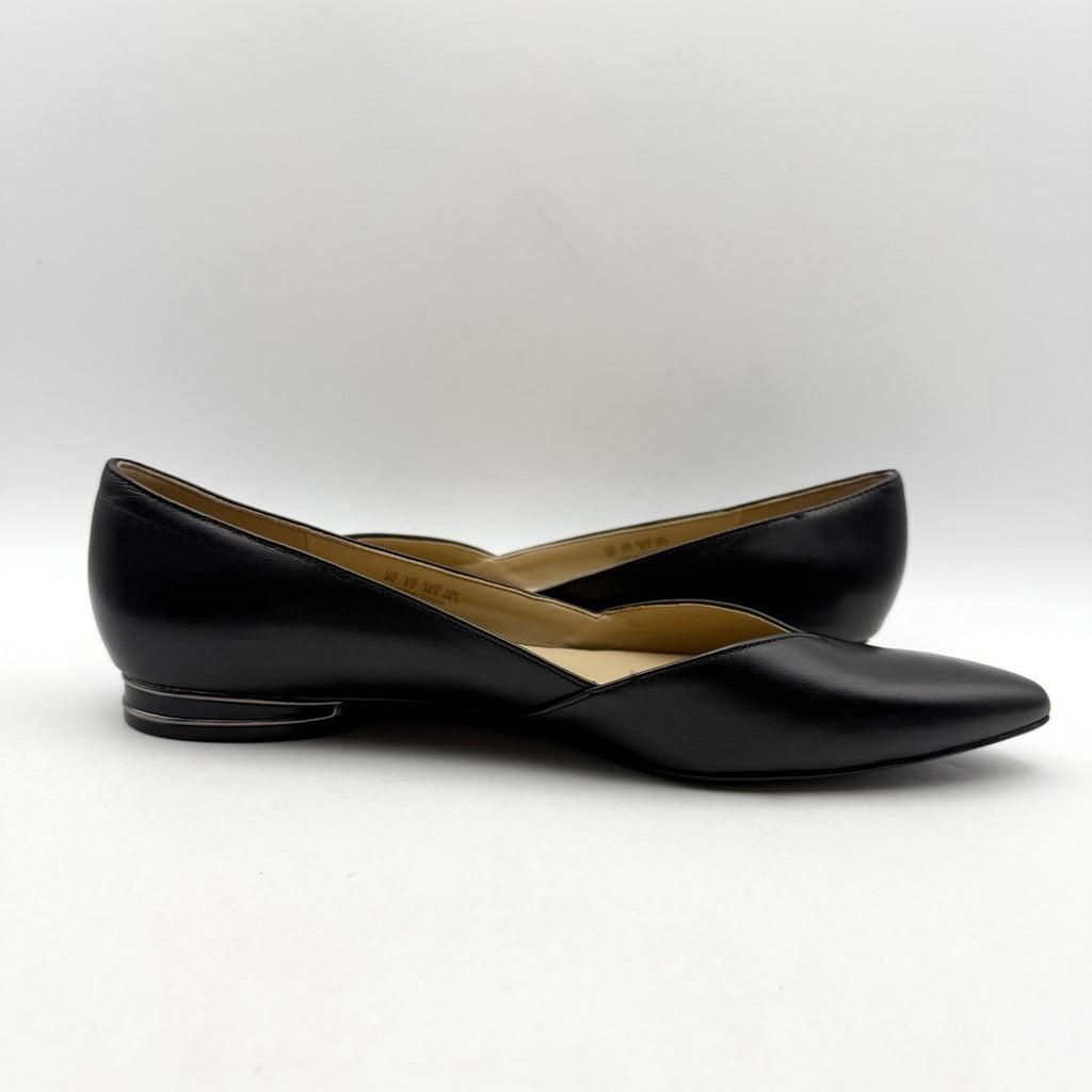 Naturalizer Womens Havana Flats Size 6 M EU 36 Black Leather NIB