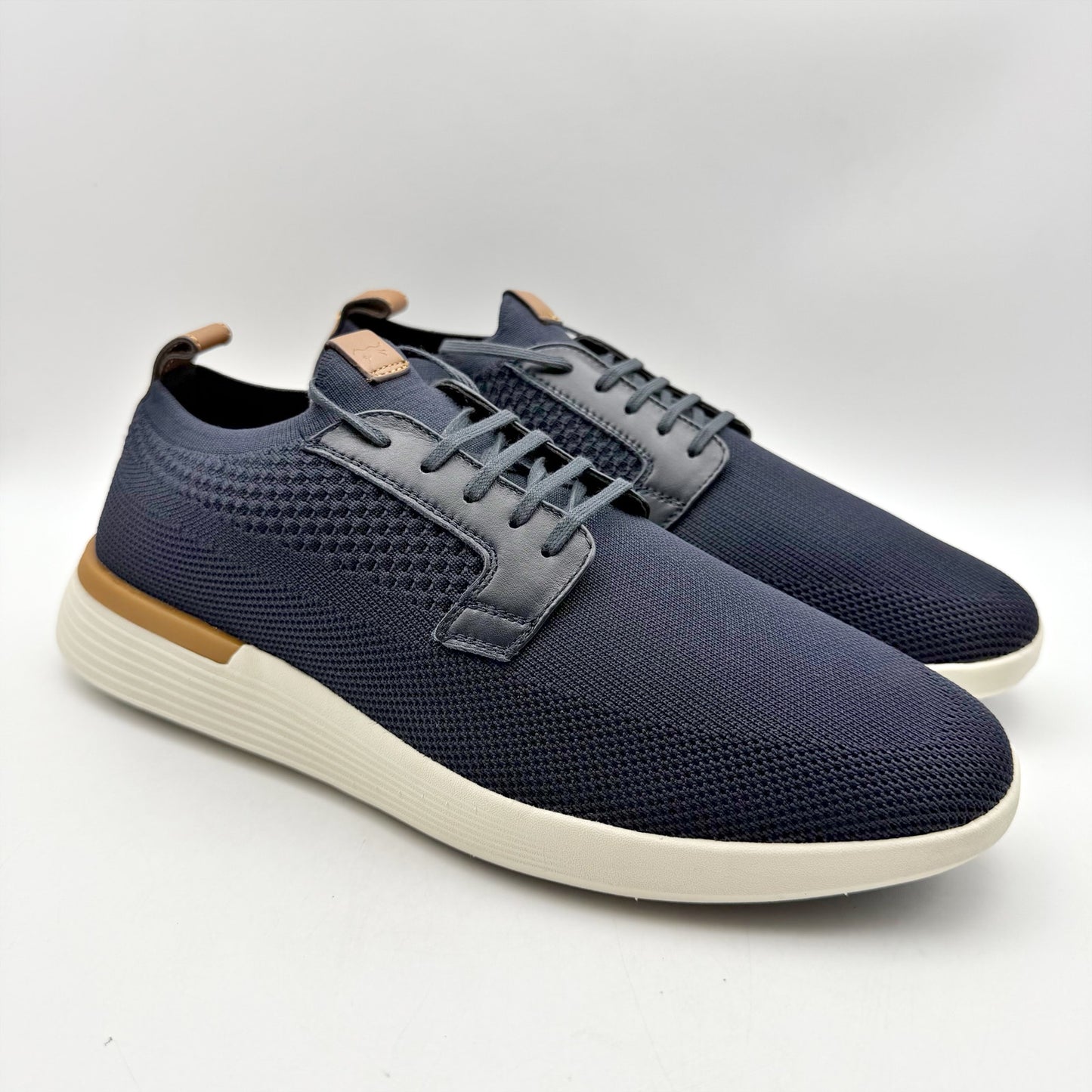 Wolf & Shepherd Mens Swiftknit Derby Sneakers US 6 EU 39 Navy Knit NIB