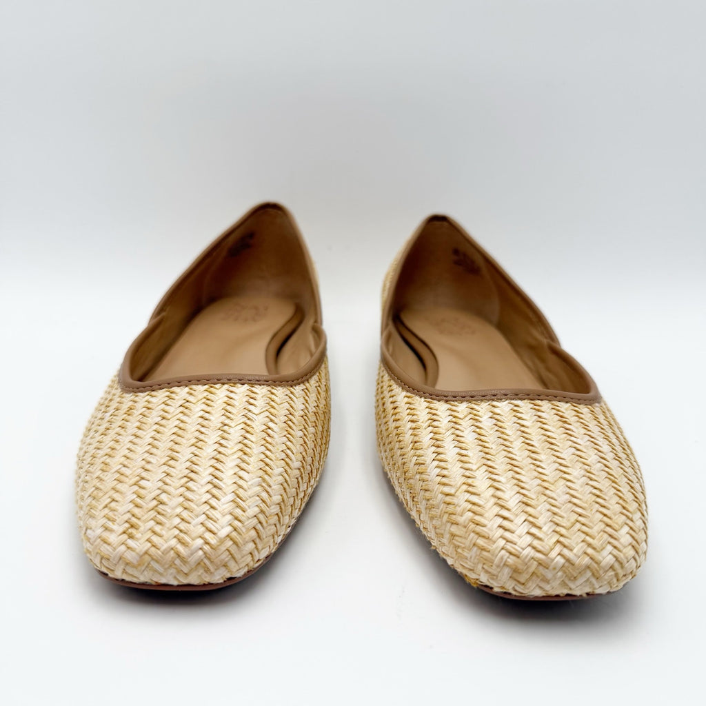 Naturalizer Womens Cody2 Skimmer Flats Size 10 Wide EU 41 Tan NIB