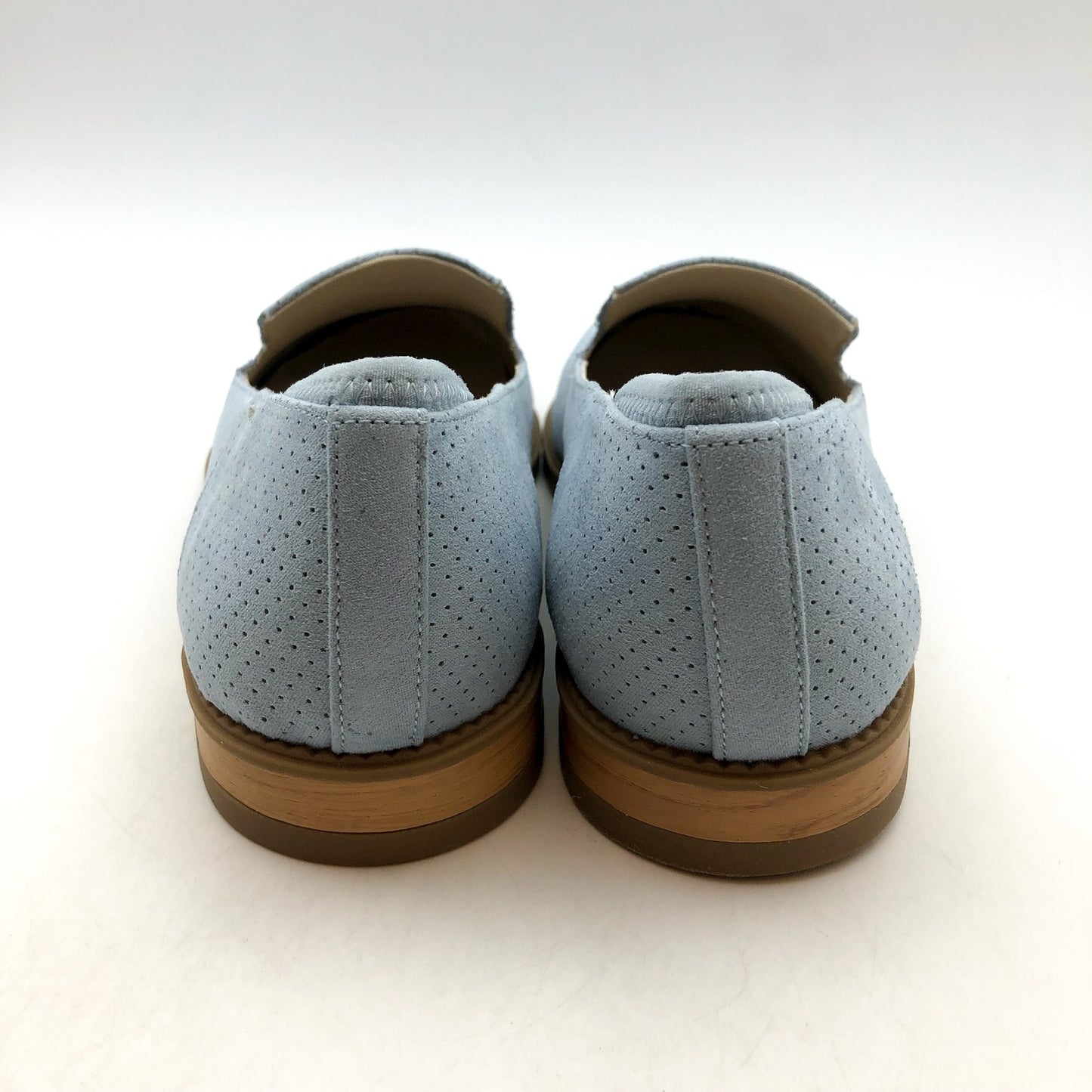 Dr. Scholls Womens Jetset Slip On Loafer US 7 M EU 37 Summer Blue Fabric NIB