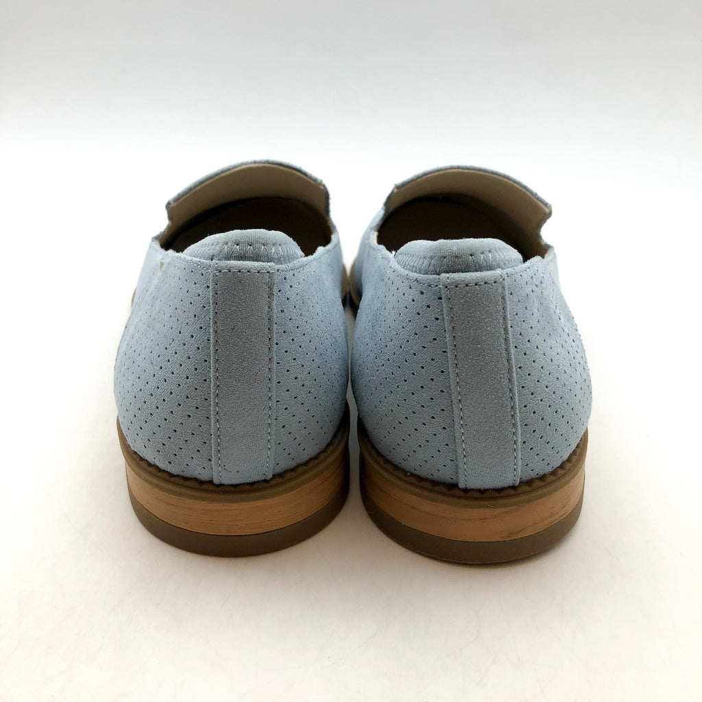 Dr. Scholls Womens Jetset Slip On Loafers Size 7 EU 37 Summer Blue Comfort NIB