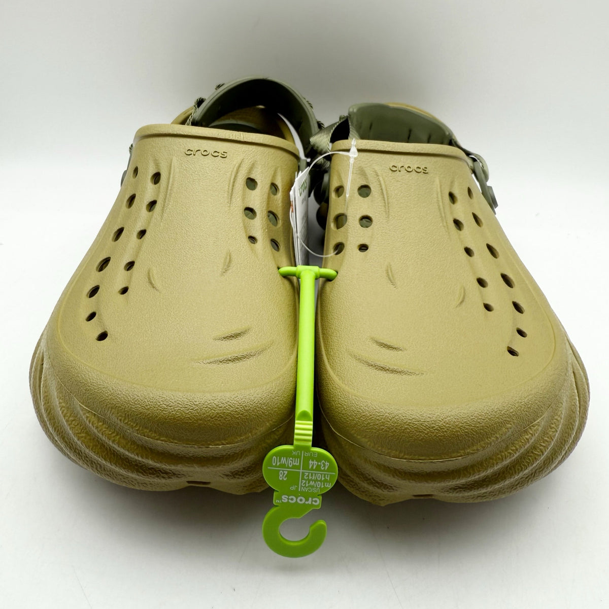 Crocs Unisex Echo Clogs Mens 7 Womens 9 EU 39 Green NWOB