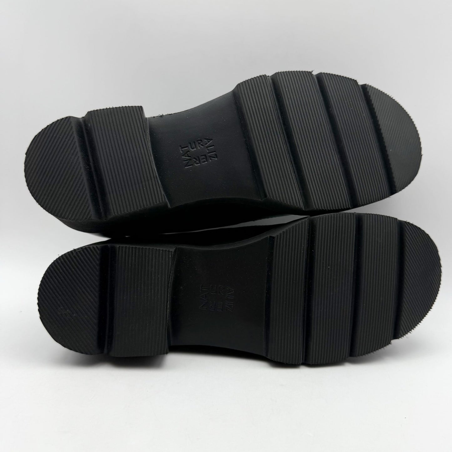 Naturalizer Womens Darry Lace Up Oxford Loafer US 9 M EU 40 Black Leather NWOB