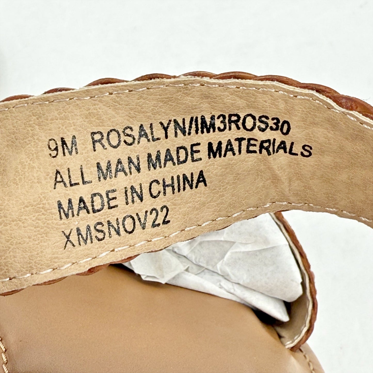 Isaac Mizrahi Live Womens Rosalyn Sandals US 9 M EU 39 Brown Tan NIB