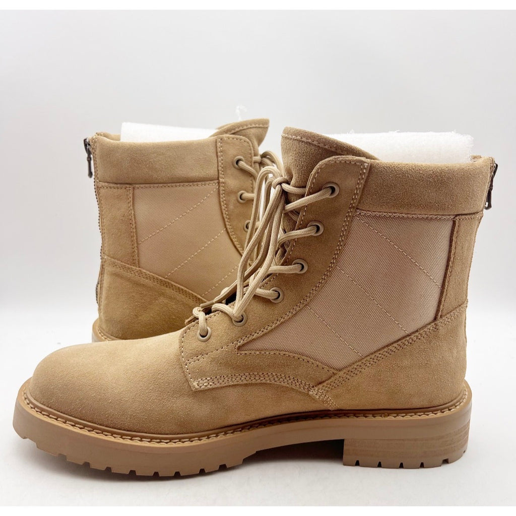 Saint Morta Mens Legion Ankle Combat Boots Size 9 EU 43 Tan Suede NIB
