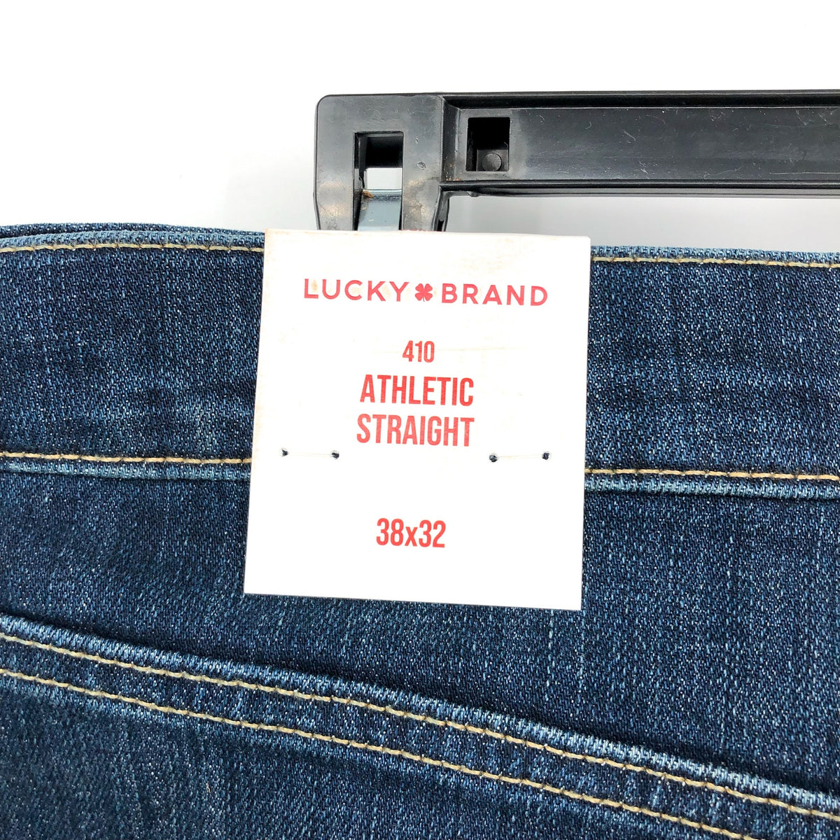 LUCKY BRAND Men's 410 Athletic Straight Jeans Size 38x32 Blue Royce Stretch NWT