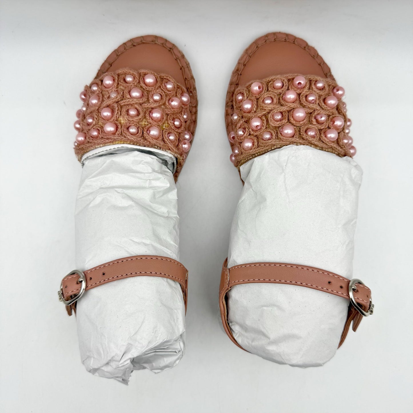 Sam Edelman Kids Holly Sandals US 1 M EU 32 Pink Linen NIB