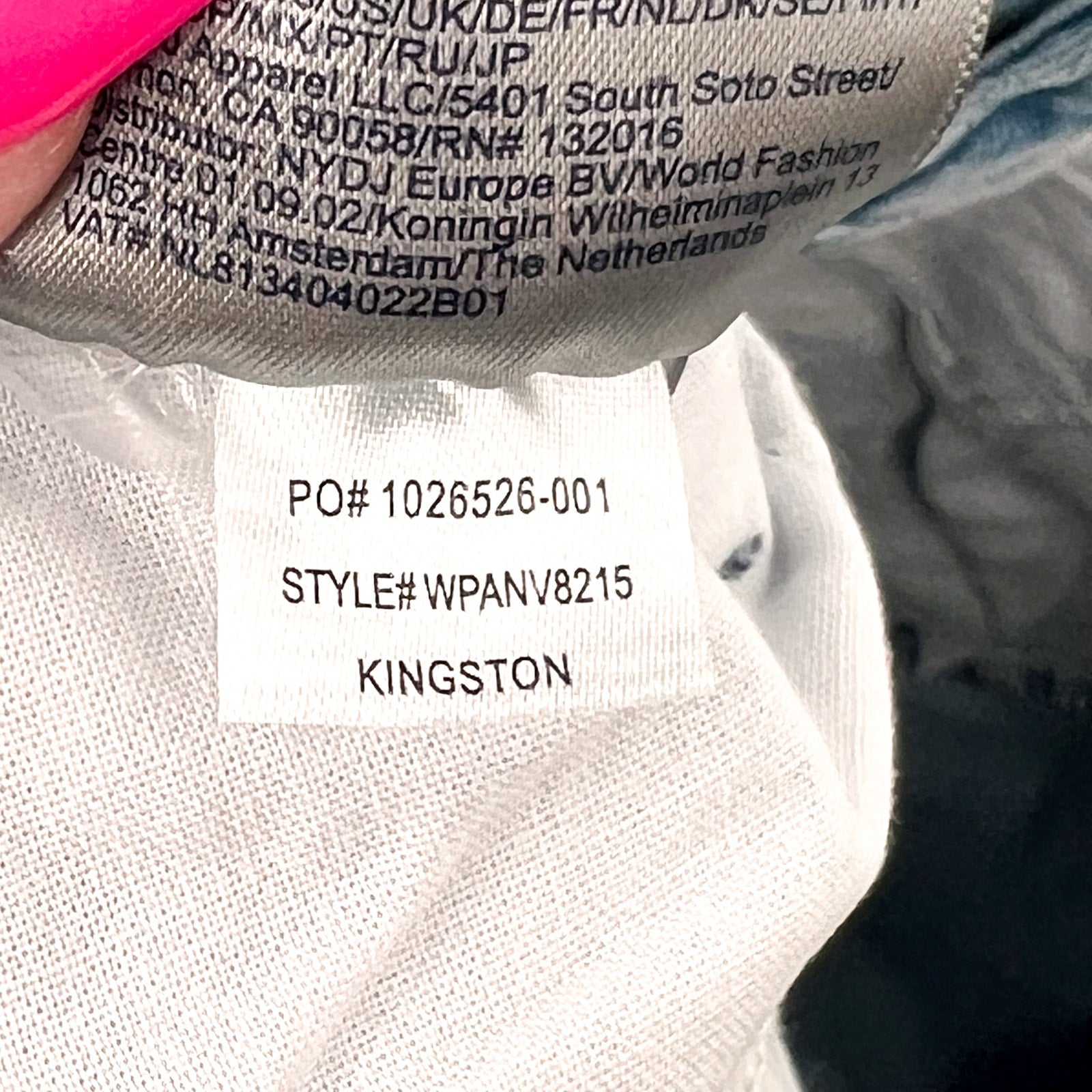 NYDJ Womens Margot Girlfriend Jeans Size 26W PETITE Kingston Blue NWT