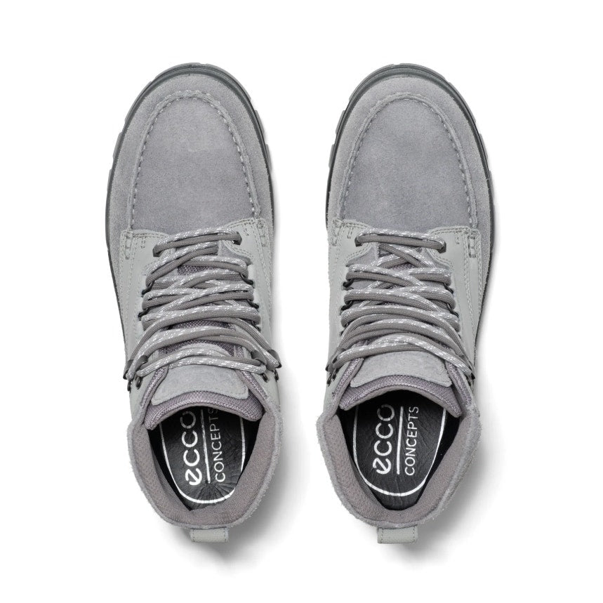 ECCO X Concepts Mens Track 25 Boots EU 44 US 10-10.5 Grey Leather Gortex NWT