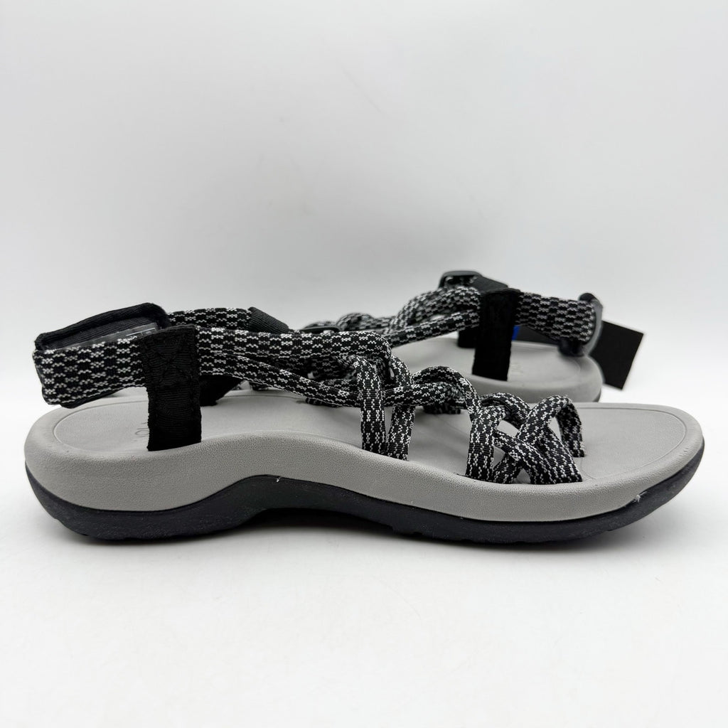 Viakix Womens Siena Hiking Sandals US 6 EU 37 Black Grey Water Resistant NIB