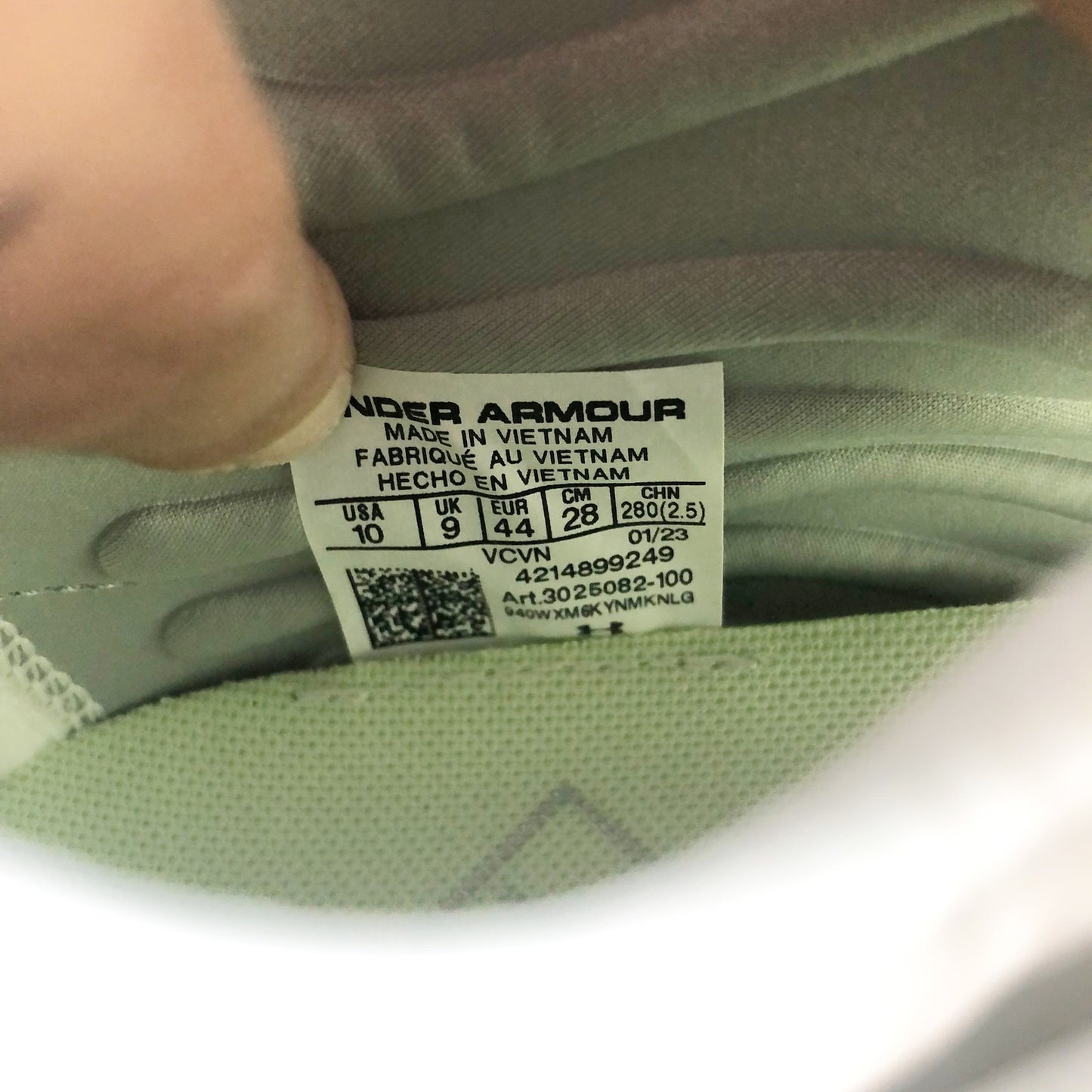 Under Armour Mens Spotlight Lux MC 2.0 Football Cleats 10 White Silver NWOB