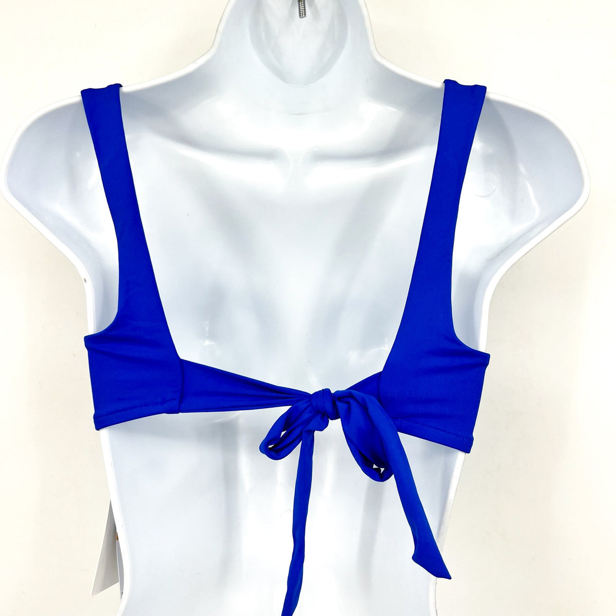 BECCA Women's Color Code V-Wire Bikini Top Small Blue Ultramarine Adjustable NWT