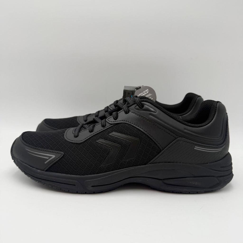 Dr. Scholls Womens Blaze Work Sneakers Size 10 M Black Leather SR NIB