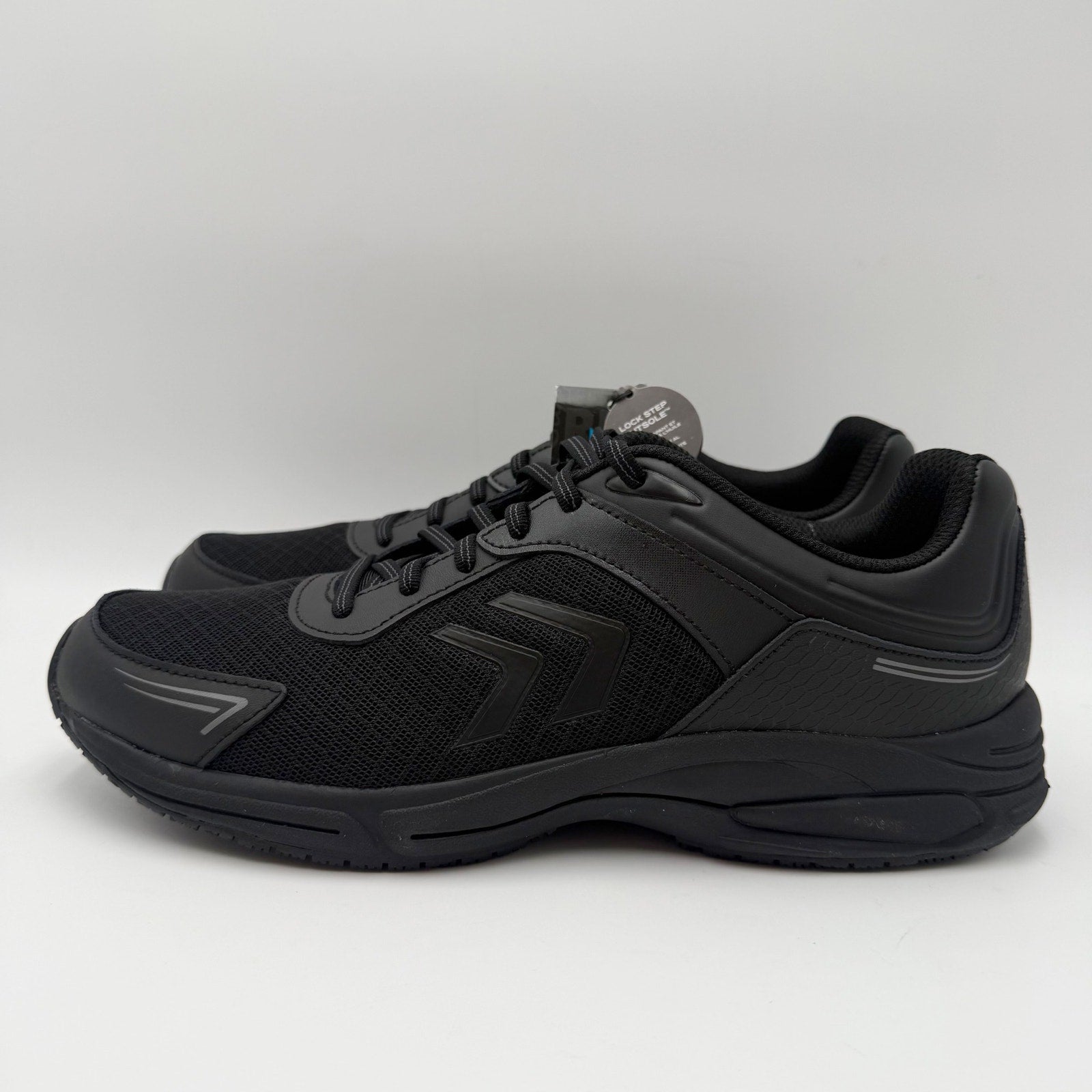 Dr. Scholls Womens Blaze Work Sneakers Size 10 M Black Leather SR NIB