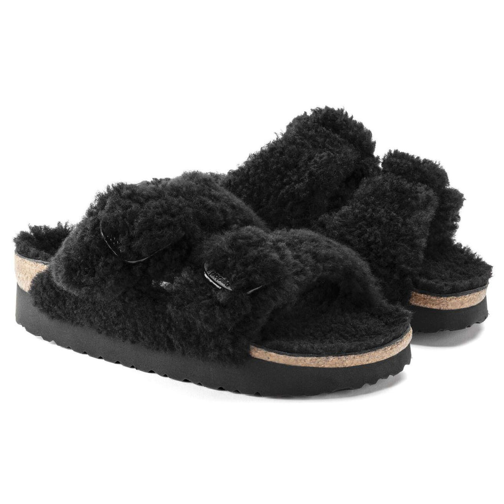 Birkenstock Papillio Womens Arizona Big Buckle Sandals EU 36 US 5 Black NWT