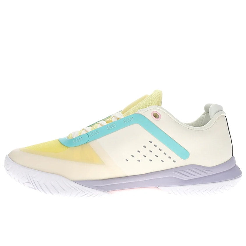 FILA Womens Volley Burst Pickleball Sneakers Size 8 White Yellow Athletic NWOB