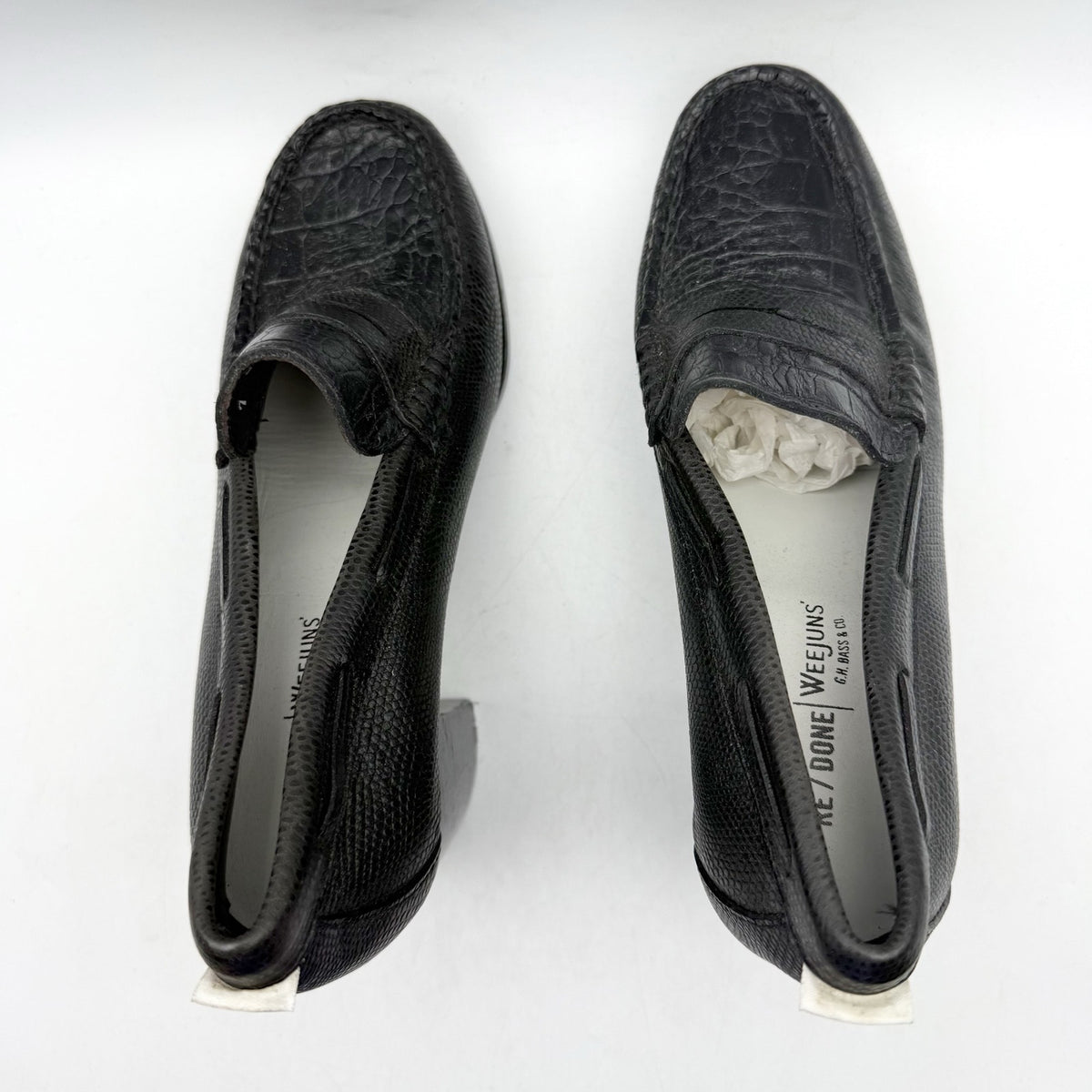 RE/DONE Womens Winsome Heel Loafers US 7 M EU 37 Black Leather NWOB