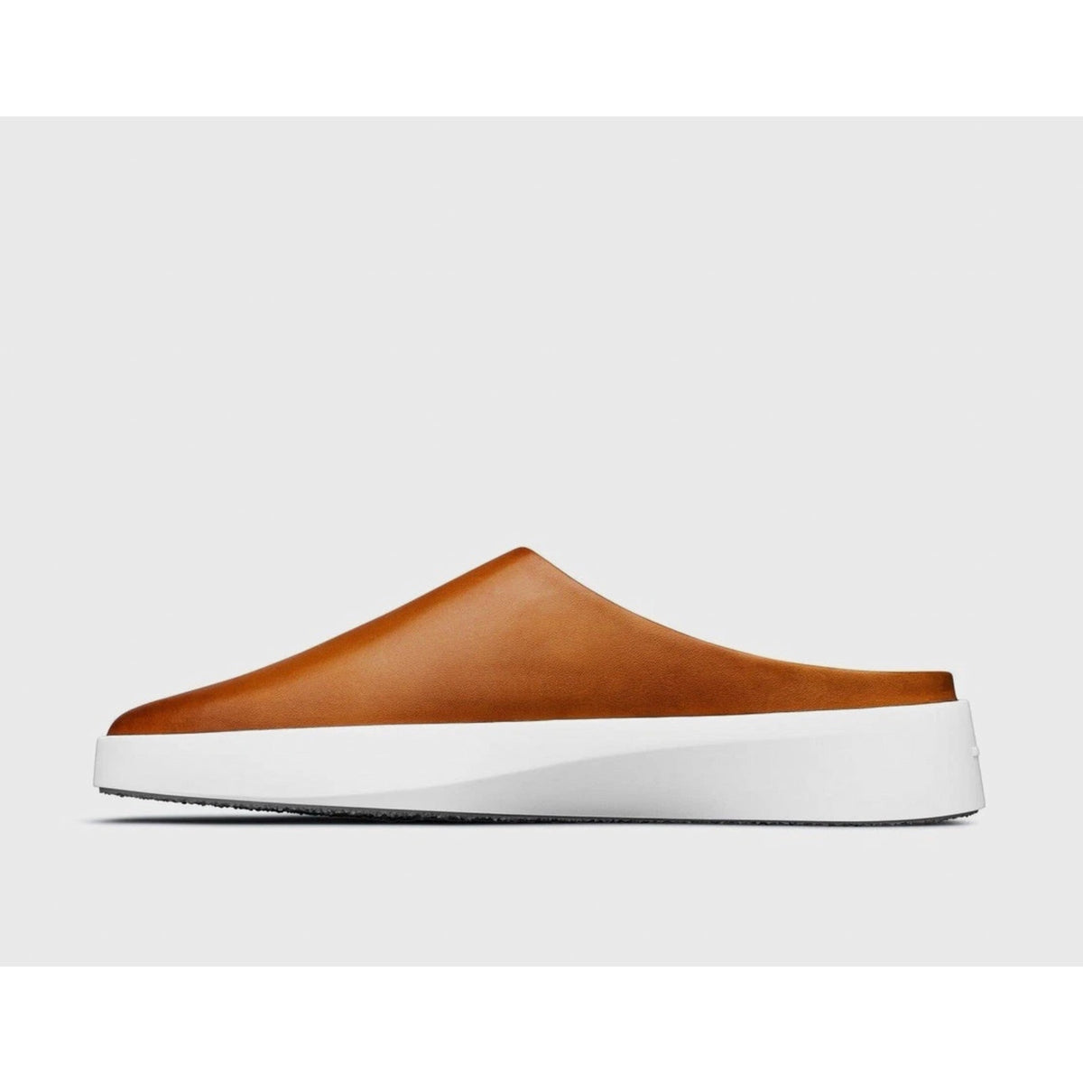Wolf & Shepherd Cruise Mule Slip On Shoes Womens 6 Mens 4.5 Tan Leather NIB