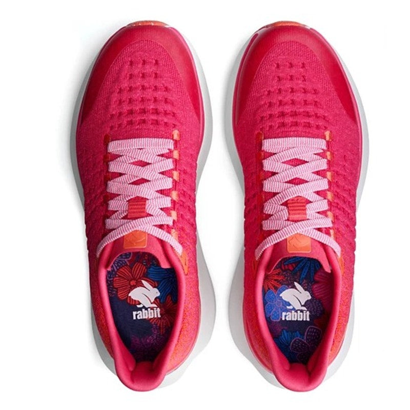 Rabbit Womens Dream Chaser Running Shoes US 10 Pink Red Athletic Sneakers NIB