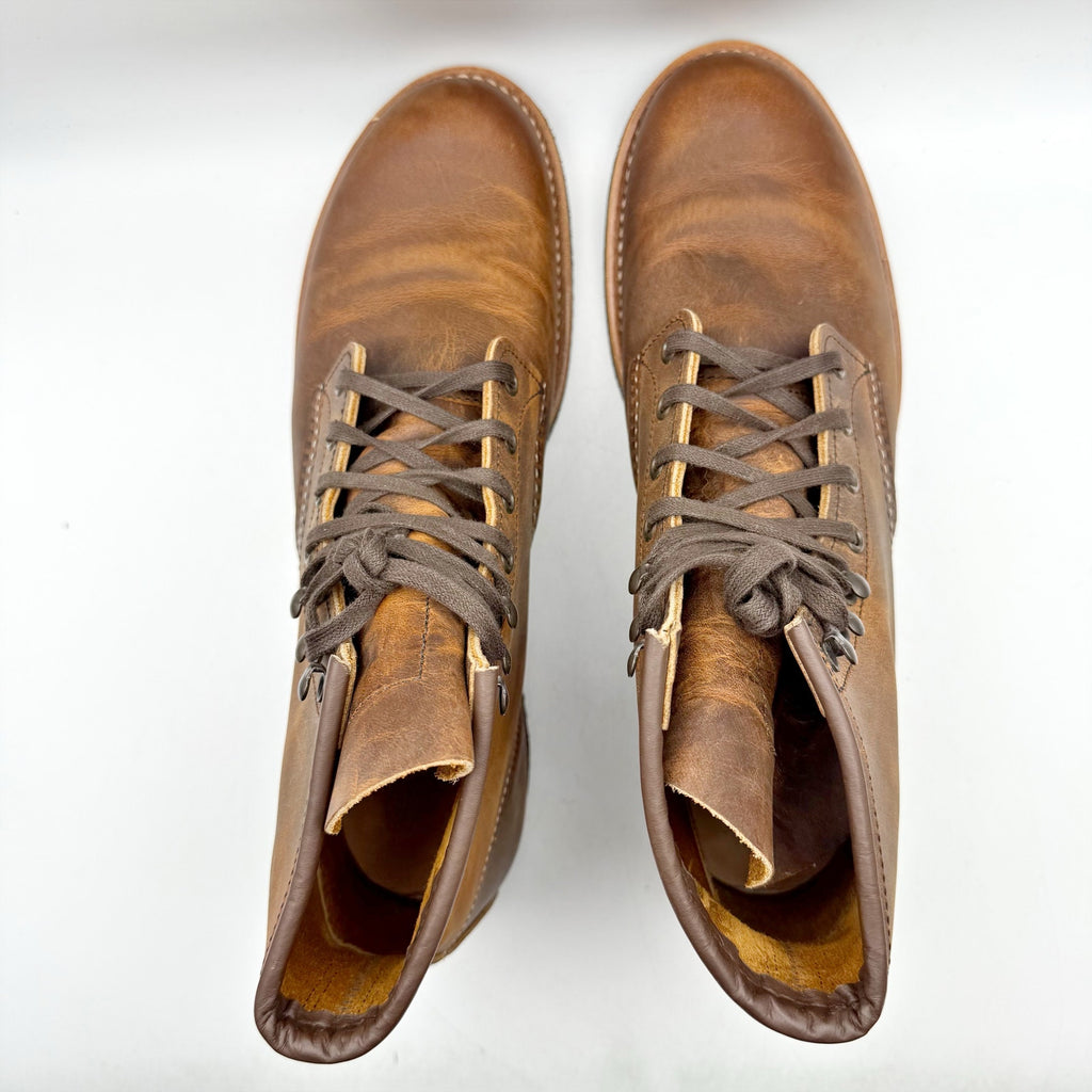 Red Wing Mens Blacksmith 6" Boots US 11D Tan Copper Rough & Tough Leather NIB