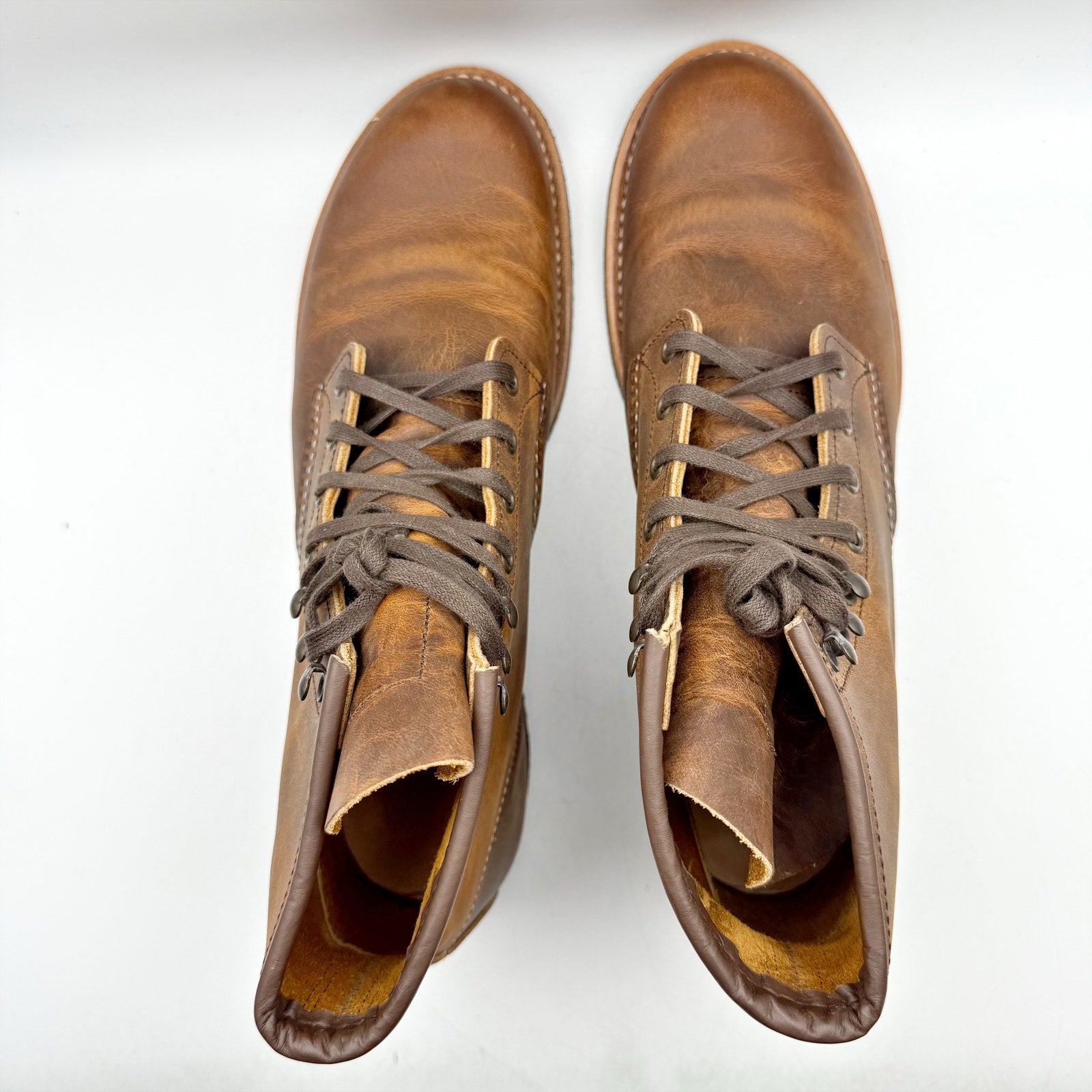 Red Wing Mens Blacksmith 6" Boots US 11D Tan Copper Rough & Tough Leather NIB