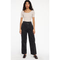 LACAUSA Women's Aiden Trouser Denim Jeans Size 6 Black Mineral Wash Mid Rise NWT