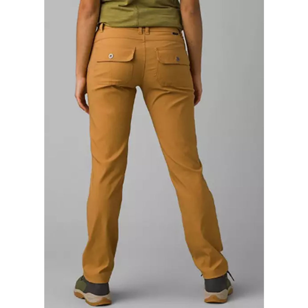 PRANA Women's Halle Straight Pants II Size 10 Tall Tan Earthbound 34" Inseam NWT