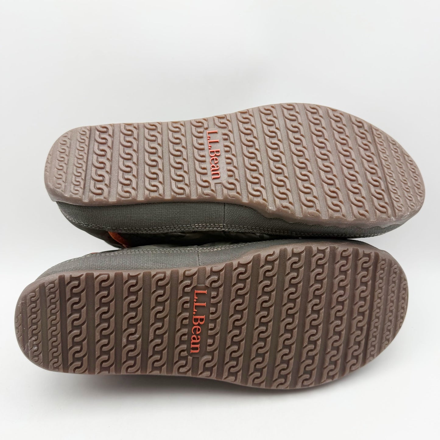 L.L.Bean Mens Mountain Classic Quilted Ankle Boots US 11 M Green Camo NWOB