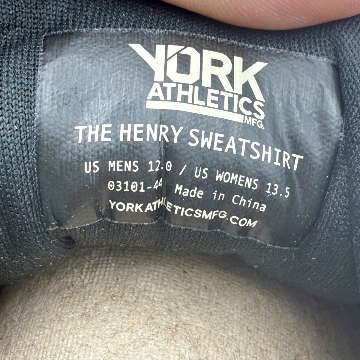 YORK Athletics Mens Henry Runner Sweatshirt Casual Sneakers Size 12 Red Knit NIB