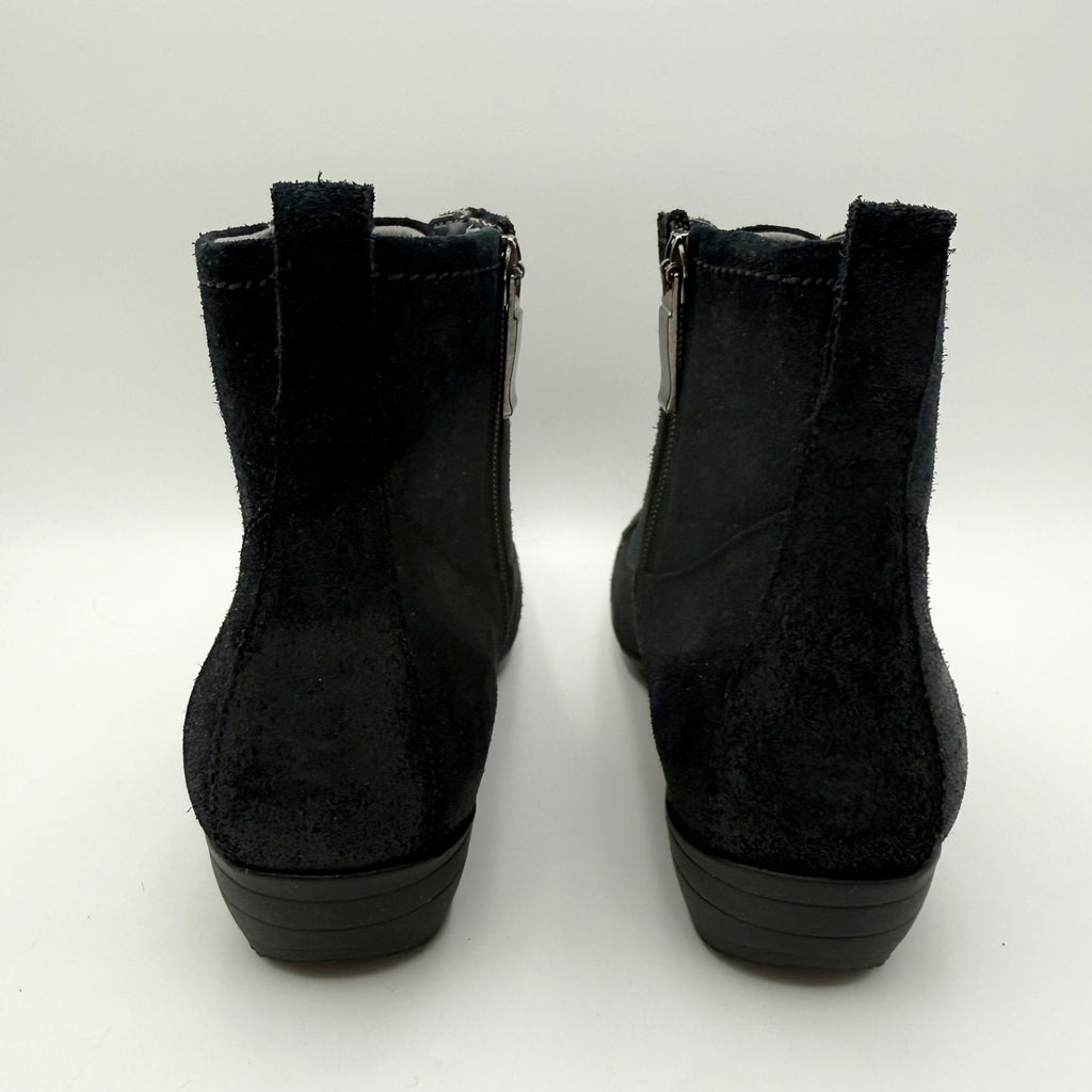 Dansko Womens Fergie Ankle Booties EU 39 US 8.5-9 Black Suede Boots NWOB