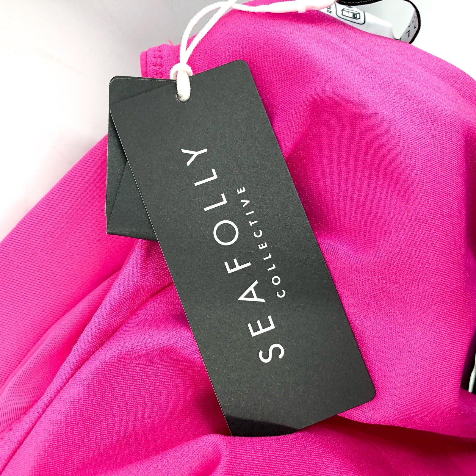 SEAFOLLY Women's Cross Back One Piece Swimsuit Size 12 Hot Pink