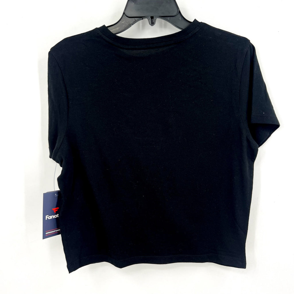 FANATICS Womens Atlanta United FC Chip Pass T-shirt Medium Black Cropped NWT