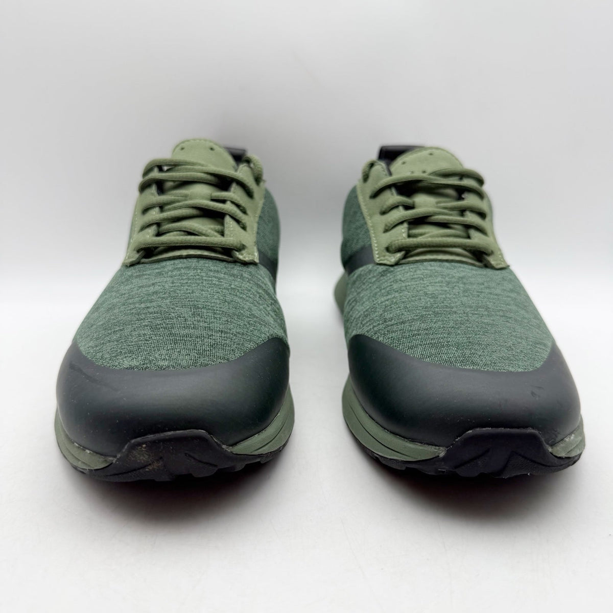 YORK Athletics Mens Henry Sweatshirt Casual Sneaker US 8 Green Knit Athletic NIB