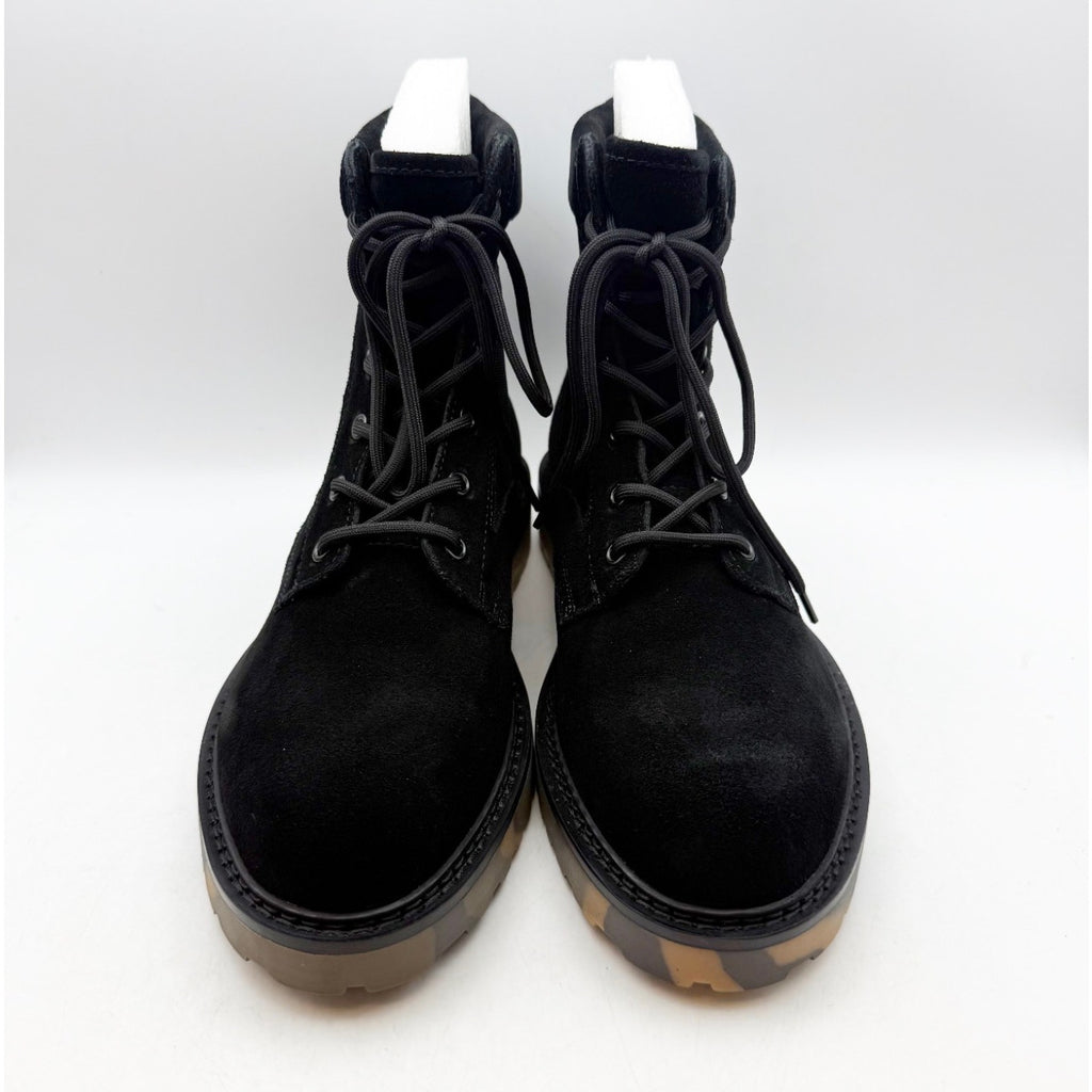 Saint Morta Mens Legion Ankle Combat Boots Size 8 EU 42 Black Suede NIB