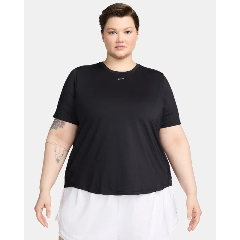 NIKE Womens One Classic Dri-FIT Short-Sleeve Tshirt 3X Black Crewneck Top NWT