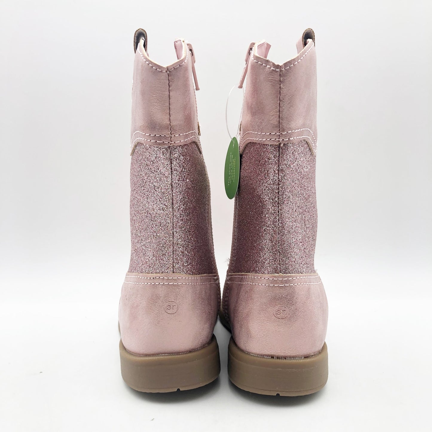 Stride Rite Girls SR Wynona Blush Boots Size 11 Toddler Shoes Pink Sparkle NIB