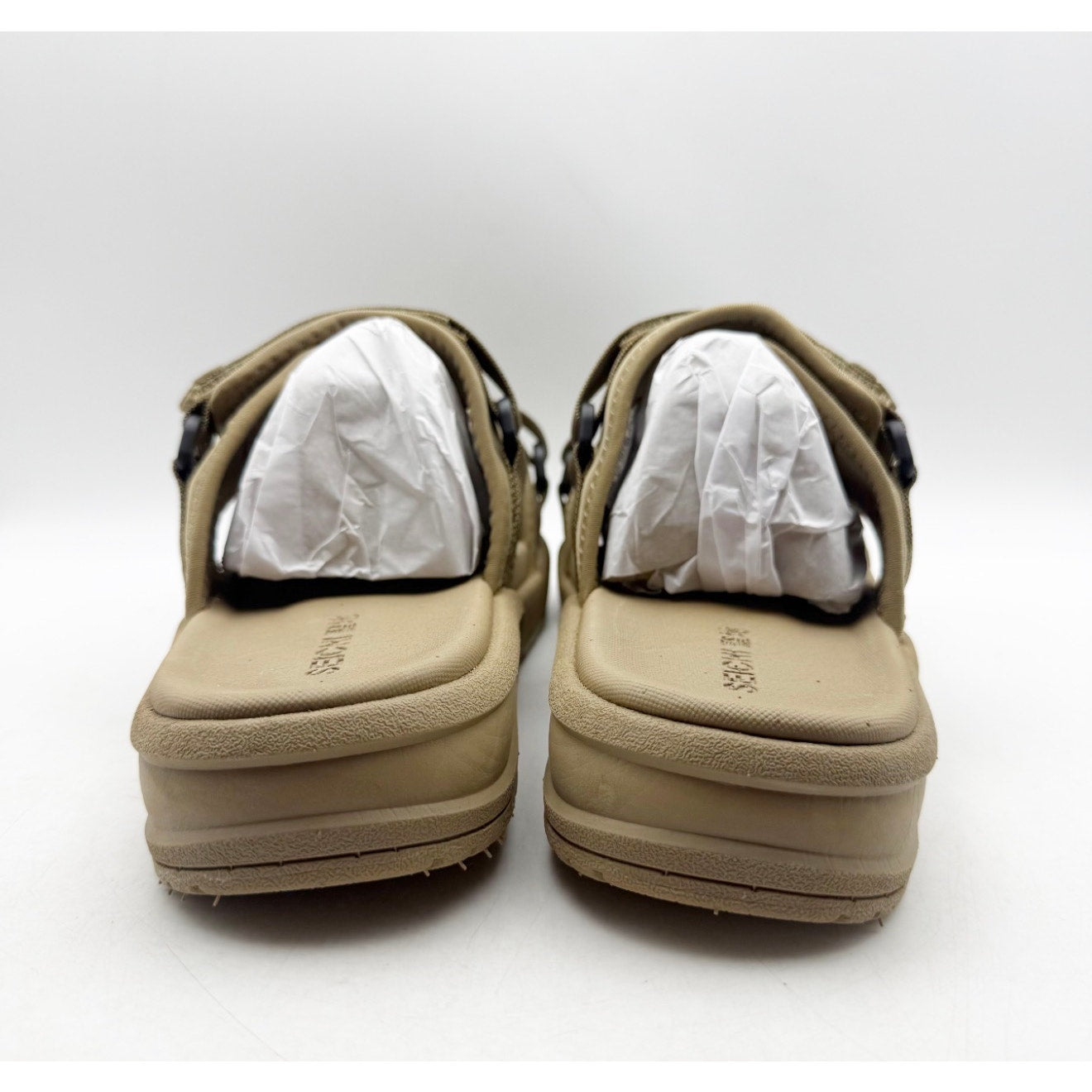 SEICHI Mens Sandoru Ichi Slide Sandals Size 10 EU 43 Tan NIB