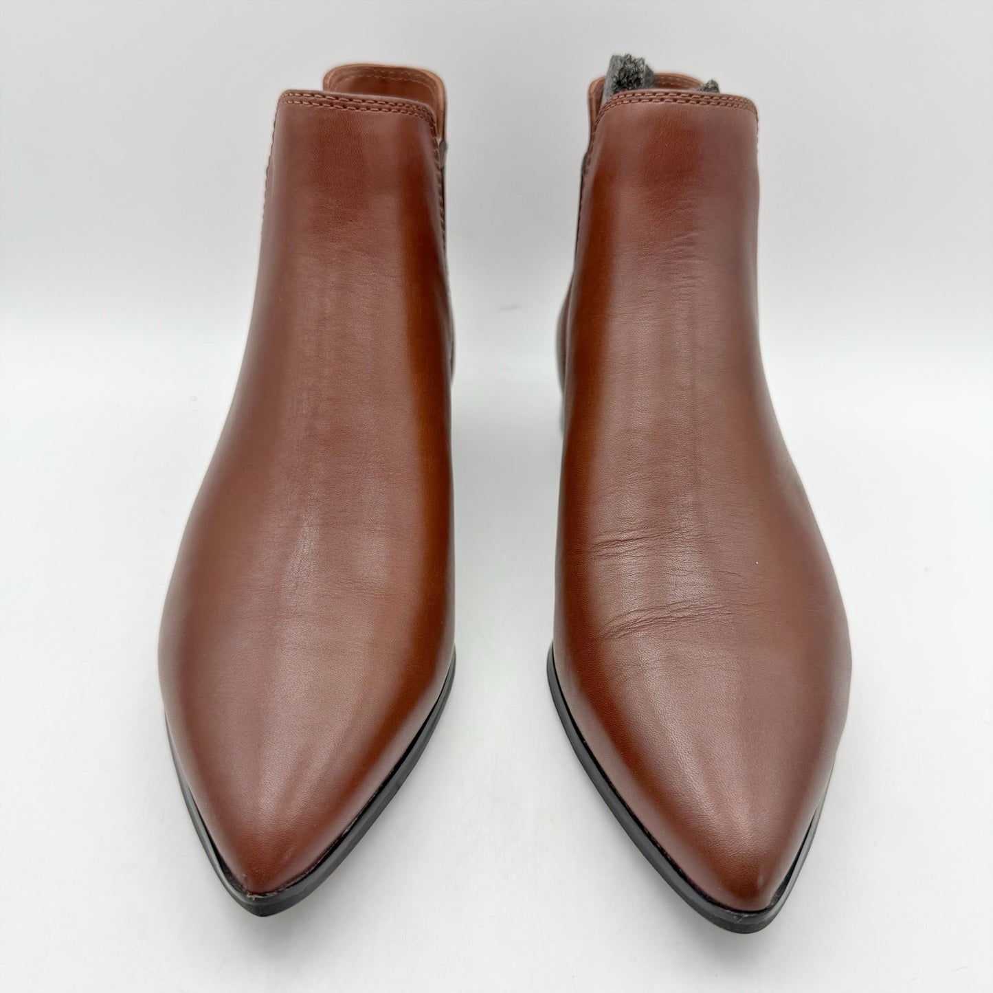 Cole Haan Womens Hara Bootie US 6.5 Wide EU 37 Dark Brown Leather NIB