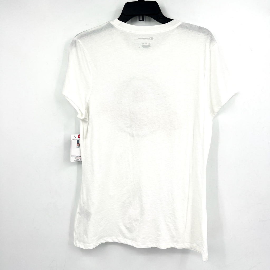 CHAMPION Womens N Carolina State Wolfpack T-shirt LARGE White Short Sleeve NWT