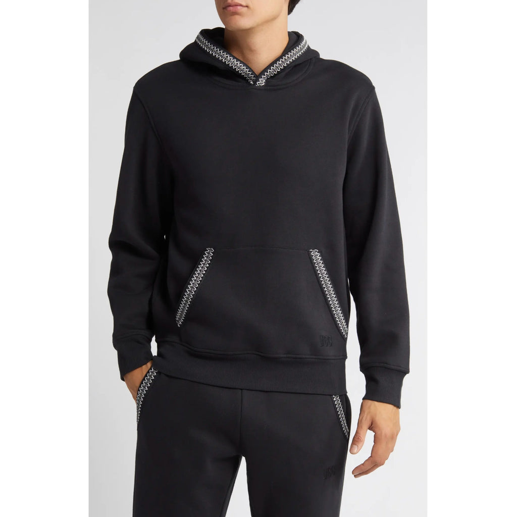 UGG Men's Tasman Pullover Hoodie Small Black Tarr Sweatshirt UGGBraid NWT