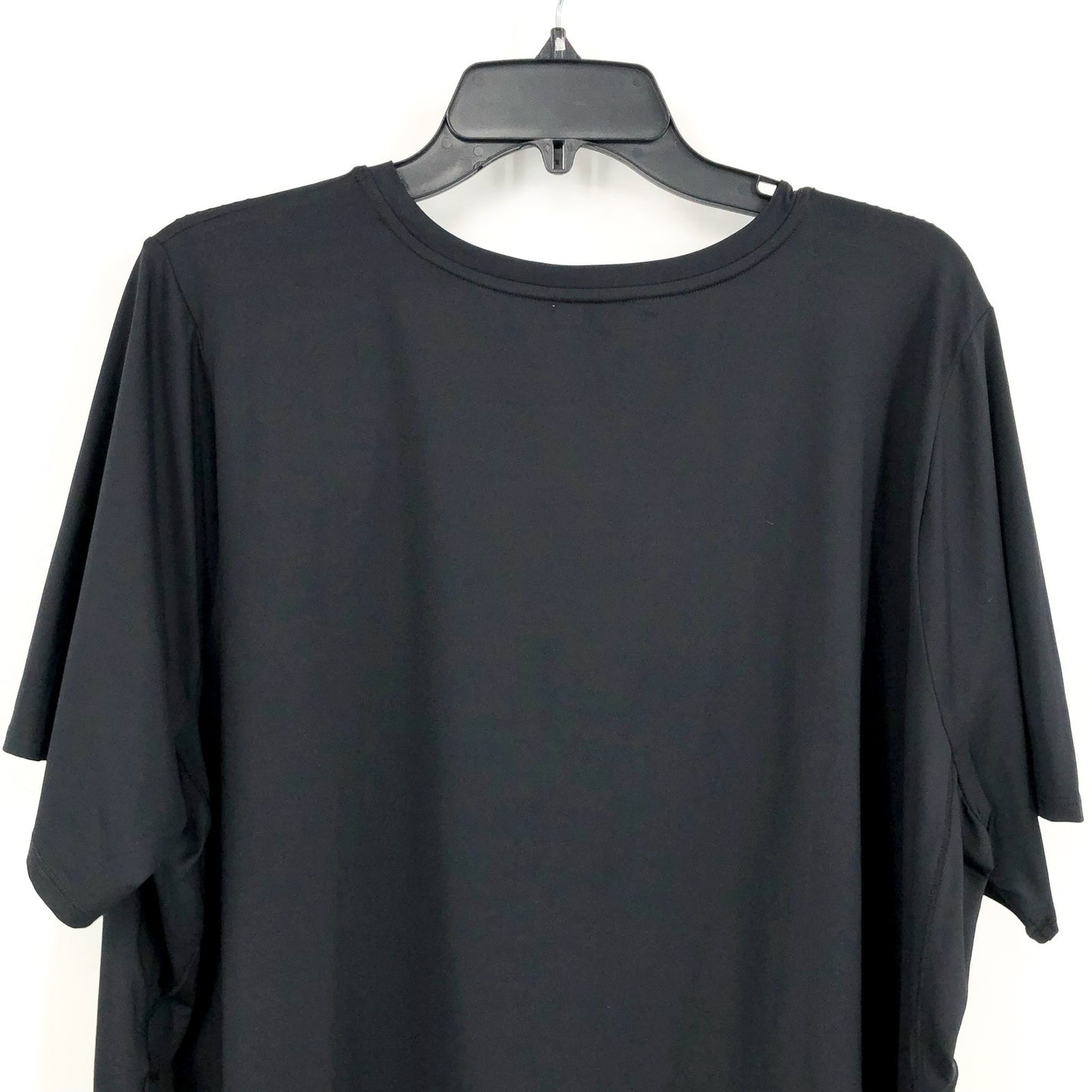 NIKE Womens One Classic Dri-FIT Short-Sleeve Tshirt 3X Black Crewneck Top NWT