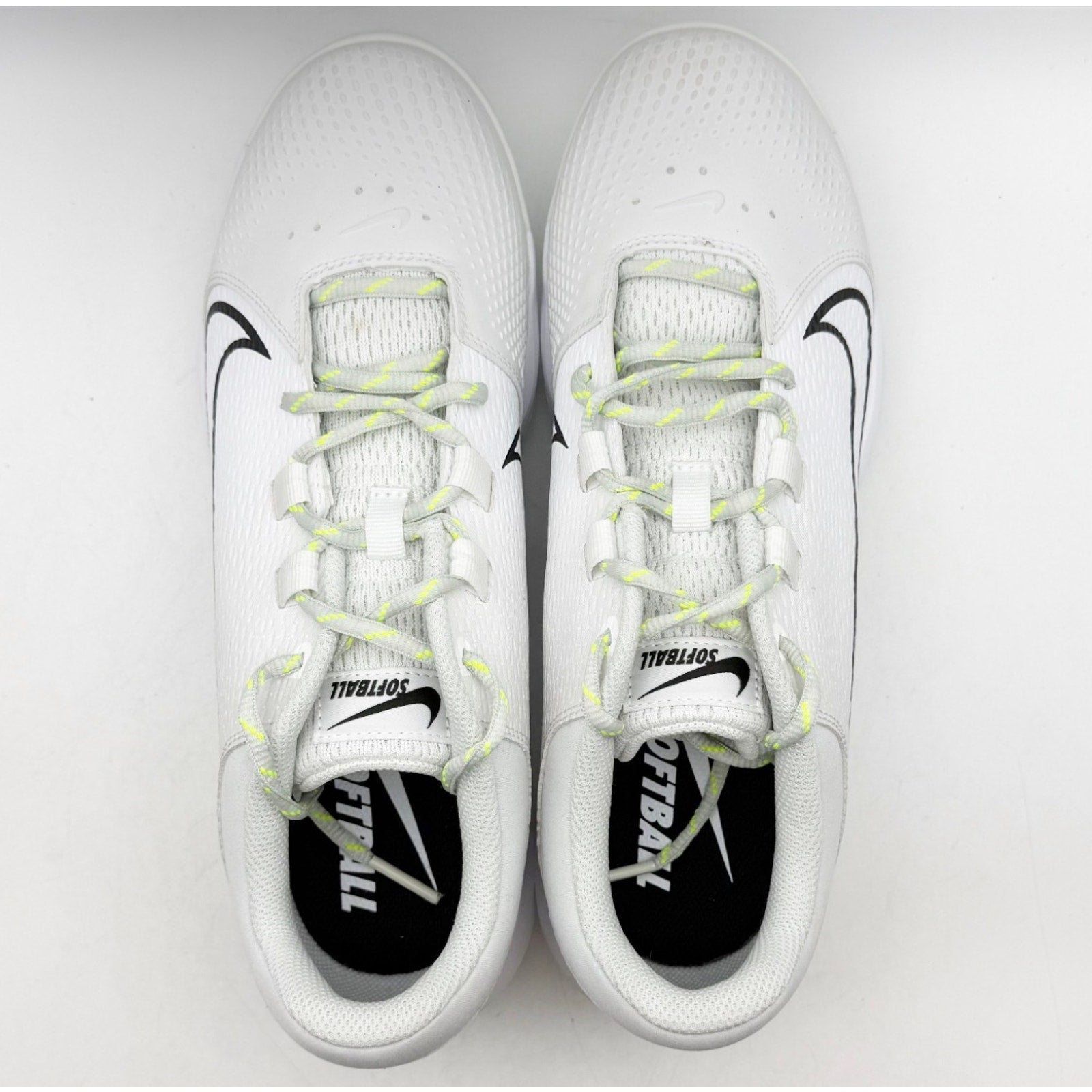 Nike Womens Hyperdiamond 4 Pro MCS Softball Cleats Size 11 White DC8990 NWOB