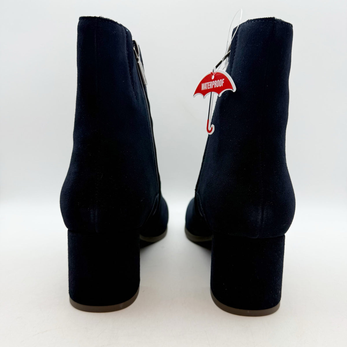 Blondo Womens Hylia Ankle Boots Size 8 M Navy Blue Suede Waterproof NIB