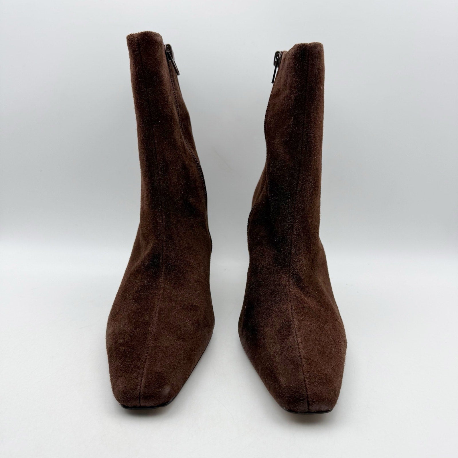 Steve Madden Womens Willa Ankle Booties US 9 M Brown Suede Boots NWOB