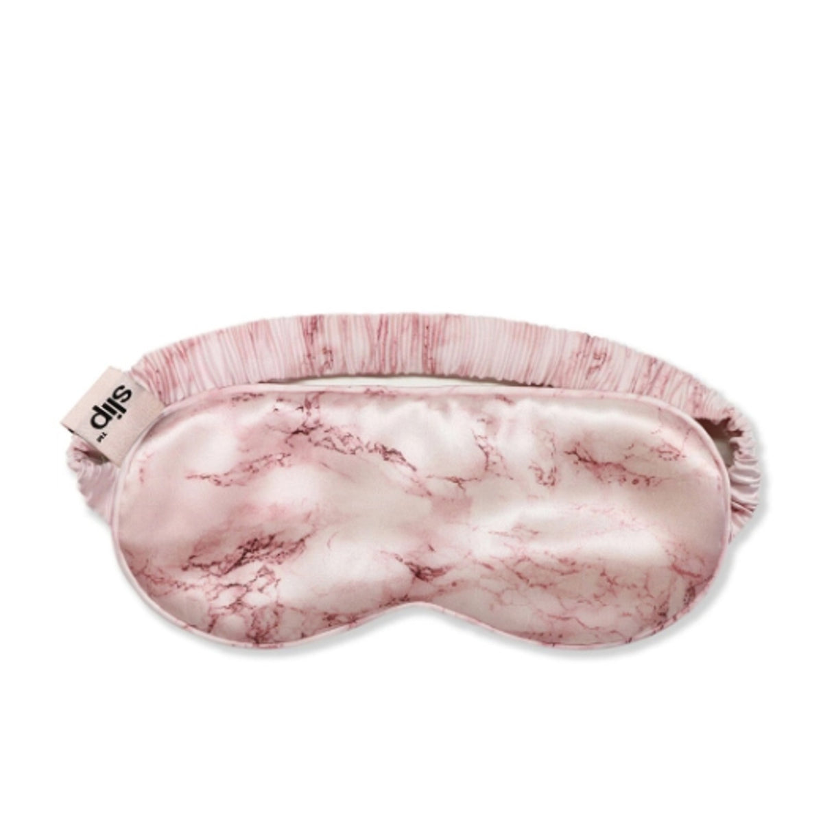 SLIP Women's Silk Sleep Mask Pink Marble 100% Pure Mulberry (One Size) NIB