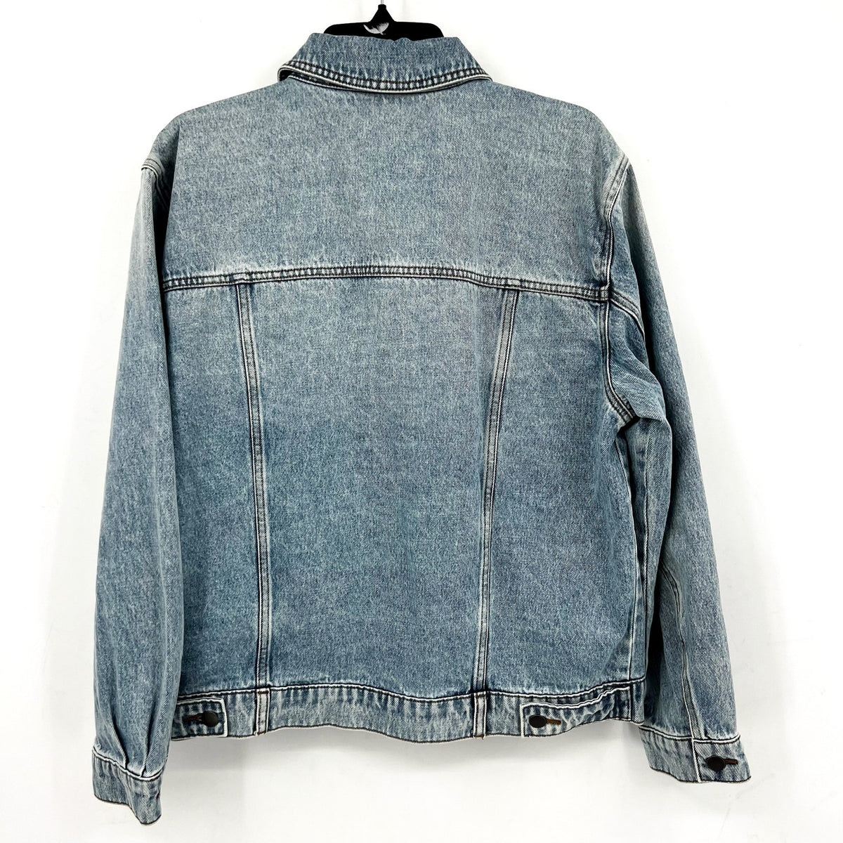 KUT FROM THE KLOTH Emmy Boyfriend Jean Jacket Large Medium Blue Relaxed Fit NWT